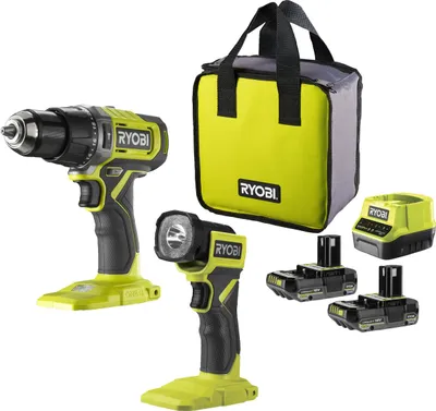 Produktbild von Ryobi RPD18-2C20ST Oberflächenreiniger mit Universalbürste ohne Akku u Ladegerät
