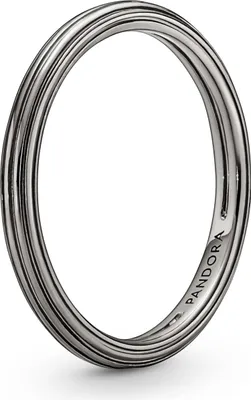 Produktbild von Pandora Me 149591C00 Ring Damen Gerillte Linien Ruthenium Plated Gr. 52