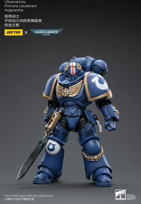 Produktbild von Warhammer 40k Actionfigur 1/18 Ultramarines Primaris Lieutenant Argaranthe 12 cm