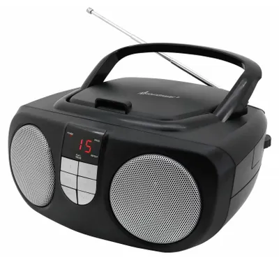 Produktbild von Soundmaster SCD1400SW, 240 g, Schwarz, Tragbarer CD-Player