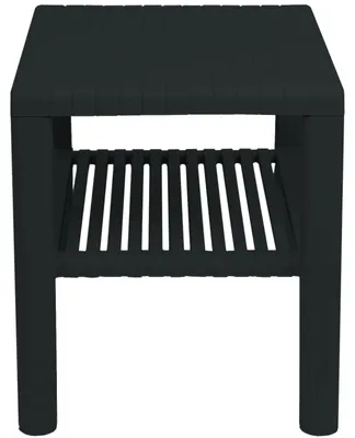 Produktbild von Robuster Gartentisch mit Ablagefläche - SCHWARZ
