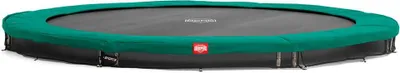 Produktbild von Berg Toys Trampolin InGround Favorit 430 (14ft), Durchmesser: 430 cm, grün, LxBxH: 430x430x20 cm; 35.14.47.02