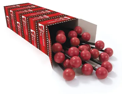 Obrázok produktu pre Sada 25 paličiek na zvonkohry, červená