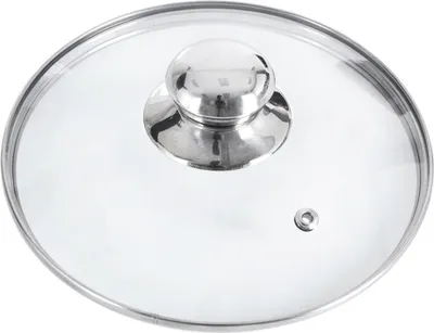 Produktbild von Orion | Glasdeckel - mit Edelstahlring - Ø 18 cm - 200°C Hitzebeständiges Glas - Universaldeckel - für Topf und Pfanne - mit Dampfauslass