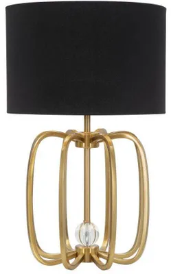 Produktbild von Nachttischlampe mit goldenem Gestell, Ø 38 cm