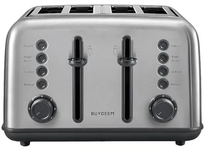 Productafbeelding van Buydeem, 4 messen, Roestvrij staal, Roestvrij staal, Hevel, Draaibaar, Retro, 1800 W