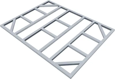 Obrázek produktu pro Globel Industries Základový rám podlahy pro přístřešek "Dream 86" a "Tower 86" hliníkový polotovar 175 x 234 cm