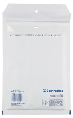 Produktbild von Luftpolstertasche 2272 C/0 140x215mm haftklebend weiß 5 Stück Packung mit 20 Stück