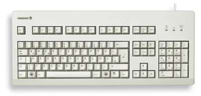 Zdjęcie produktu dla CHERRY G80-3000, Pełnowymiarowy (100%), Przewodowa, USB, Mechaniczna, QWERTY, Szary