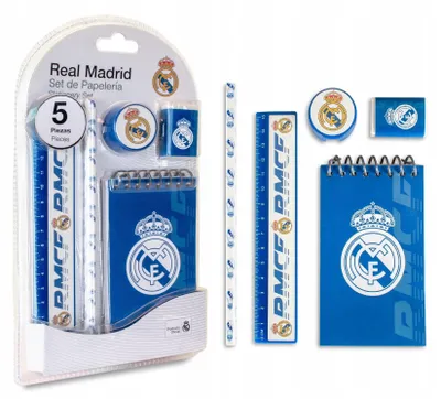 Image de Set de 5 pièces de papeterie pour enfants Real Madrid