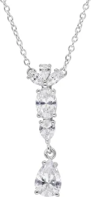 trendor 15153 Damen Halskette 925 Silber rhodiniert Zirkonia.Collier 1