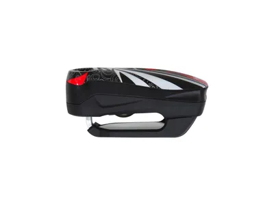 Produktbild von ABUS Bremsscheibenschloss Detecto 7000 RS1 – Motorradschloss mit Alarm – flame black