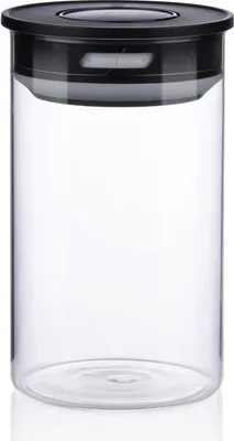 Produktbild von Glasgefäß 16,5 cm schwarz