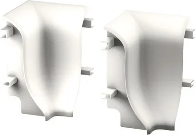 Produktbild von Prinz Innenecken für Sockelleiste geschäumt weiß 48 mm