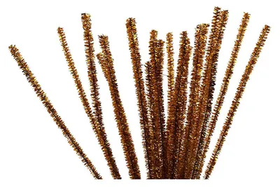 Immagine prodotto di filo di ciniglia 24 pezzi 30 cm 6 mm oro