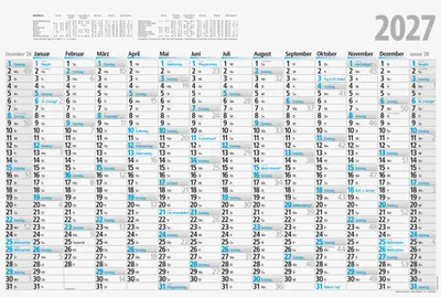 Produktbild von rido Plakatkalender 2027 | 700×470 mm