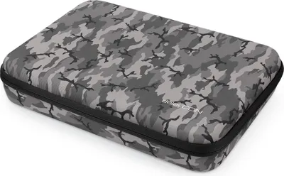 Produktbild von deleyCON Tasche Hardcase für GoPro Actionkamera & GoPro Zubehör Robust Strapazierfähig Staubschutz Aufprallschutz Spritzwasserschutz für GoPro HERO 12 HERO 11 HERO 10 HERO 9 HERO 9 Gr. XL - Camouflage