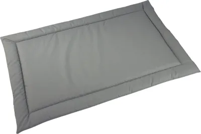 Produktbild von Wasserfestes hundebett größe 110x70 cm - robust, pflegeleicht, aus codura, matte für kleine, mittlere und große hunde, für innen- und außenbereich - farbe - grau