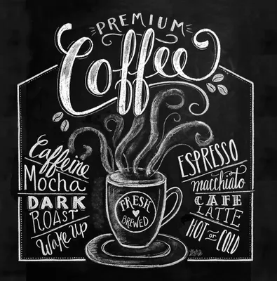 Produktbild von Servietten Blackboard Coffee 33 x 33 cm ppd 1332465