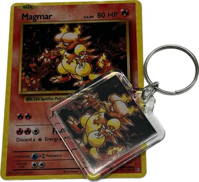Produktbild von Pokemon Magma Schlüsselanhänger – Anhänger für Fans & Sammler