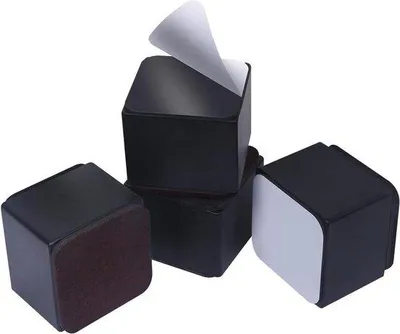 Immagine prodotto di Rialzo per mobili, altezza 64 cm, diametro 5 cm, acciaio nero