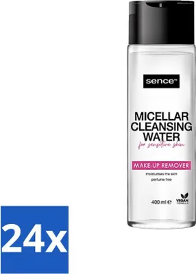 Zdjęcie produktu dla Sence - Skóra wrażliwa - Woda micelarna - Płyn do demakijażu - 400 ml - Value pack - 24 szt