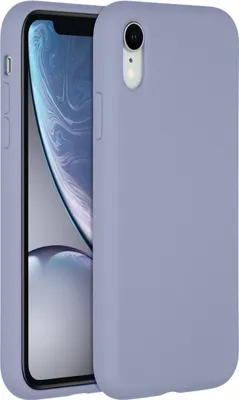 Produktbild von Accezz Liquid Silikoncase iPhone Xr - Lavender Gray