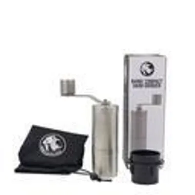 Image de Moulin à main Rhino, modèle compact, avec adaptateur pour Aeropress RHHGC / Bestbrew