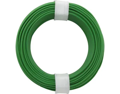 Immagine prodotto di Filo di commutazione in rame, isolato, ø0,5 mm, 10 m - Colore: verde