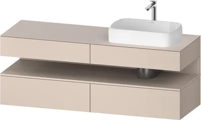 Produktbild von DURAVIT QA4778083910010 QAT KWTU WH Ek. 1600x550x600 Tp. Mt.