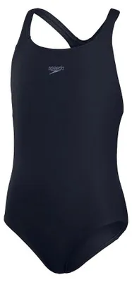 Image de Speedo - Maillot de bain "Medalist" pour filles, modèle IG4748 (taille 116) (bleu marine)