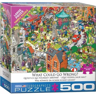 Produktbild von EUROGRAPHICS Puzzle Was kann schiefgehen? XL 500 Stück