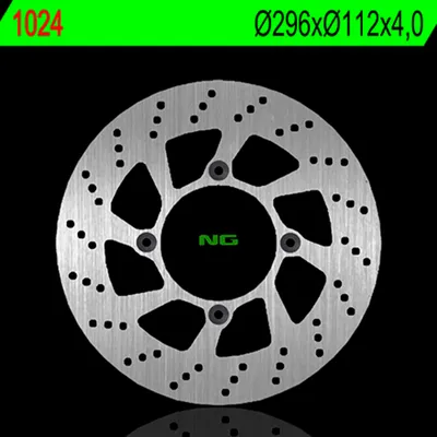 Image de NG BRAKES Bremsscheibe rund starr