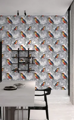 Produktbild von Coloray Fototapete 152x104 cm An Einer Wand Latex Latextapete - Vögel