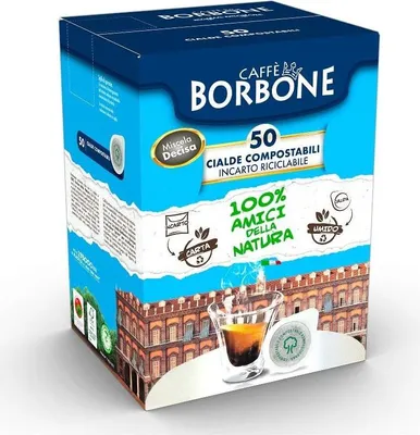 Produktbild von Caffè Borbone Espresso Decisa Kaffeepads entscheidende Mischung 50 pads