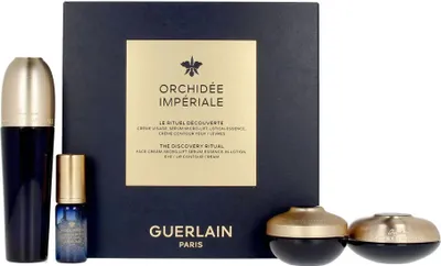 Produktbild von Guerlain Orchidée Impériale Exceptional Complete Care Essence-in-Lotion 30ml + Creme 15ml + Augencreme 7ml