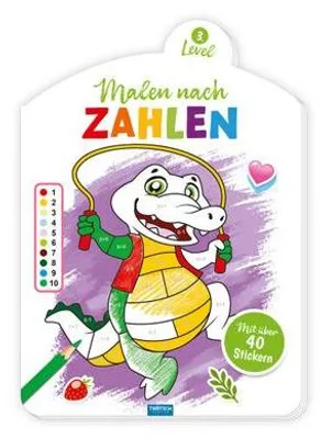 Obrázek produktu pro Trötsch Malen nach Zahlen 3. Level Malbuch