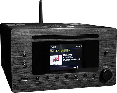 Produktbild von Audioblock Block MHF-900, Schwarz, 1 Disks, Ablage, 80 W, 2-Wege, 4 dB
