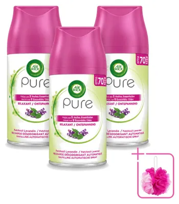Produktbild von 3 x Air Wick Freshmatic Nachfüller - Entspannend - 250 ml - Sparpackung - 3 Stücke