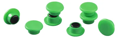 Obrázok produktu pre Magnety DURABLE Ø 15 mm, veľké balenie, zelené, 475105, 20 ks