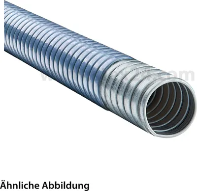 Productafbeelding van FLEXA FLEXAgraff-PU-AS metalen beschermingsbuis, dubbel gegolfd, met PUR-mantel, AD 10,0 mm, ID 7,0 mm, dubbel gegolfd