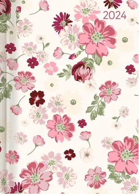 Produktbild von Ladytimer Flower Love 2024 - Blume - Taschenkalender A6 (10,7x15,2 cm) - Weekly - 192 Seiten - Notiz-Buch - Termin-Planer - Alpha Edition