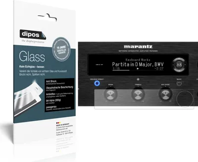 Obrázok produktu pre 1x ochranná fólia pre Marantz PM7000N matná - proti nárazom 9H fólia dipos Glass plastové sklo