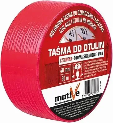 Zdjęcie produktu dla Taśma do otulin czerwona 48mm/50m Motive