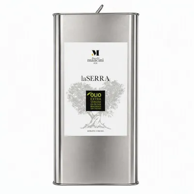 Produktbild von Tenuta Mancini La Serra Natives Olivenöl Extra 4 x 3 L (12 Liter) – 100 % Carolea aus Kalabrien