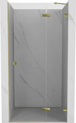 Immagine prodotto di Mexen Lunar porta doccia battente destra 120 cm, trasparente, dorato - 834-120-000-50-00-P