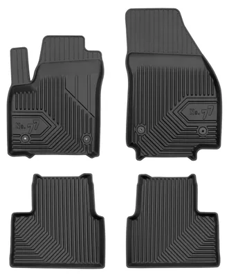 Productafbeelding van Rubberen automatten voor Opel Meriva B 2010-2017 (MPV) – 4-delig, zwart, op maat