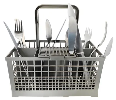 Produktbild von Besteckkorb Geschirrspüler geeignet für Bosch, Siemens, Whirlpool, Indesit, Bauknecht, Miele, LG, Samsung, Haier, Beko 24 x 13,5 x 24cm - 7 Fächer - Geschirrspülmaschine Besteckkorb Besteckkasten Besteckkorb