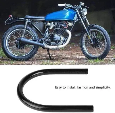 Obrázek produktu pro Černý kovový rám pro motocykl, 230 mm, pro vlastní montáž