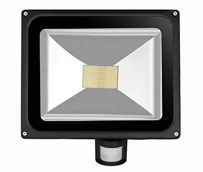 Produktbild von Greenmigo 80W SMD Fluter mit Bewegungsmelder LED Strahler Warmweiß warmweiss Licht IP65 Wasserdicht LED Lampe Wandleuchter Flulicht Flutbeleuchtung LED Gartenlampe Außenstahler